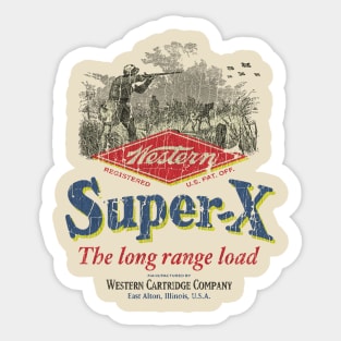 Western Super-X Sticker